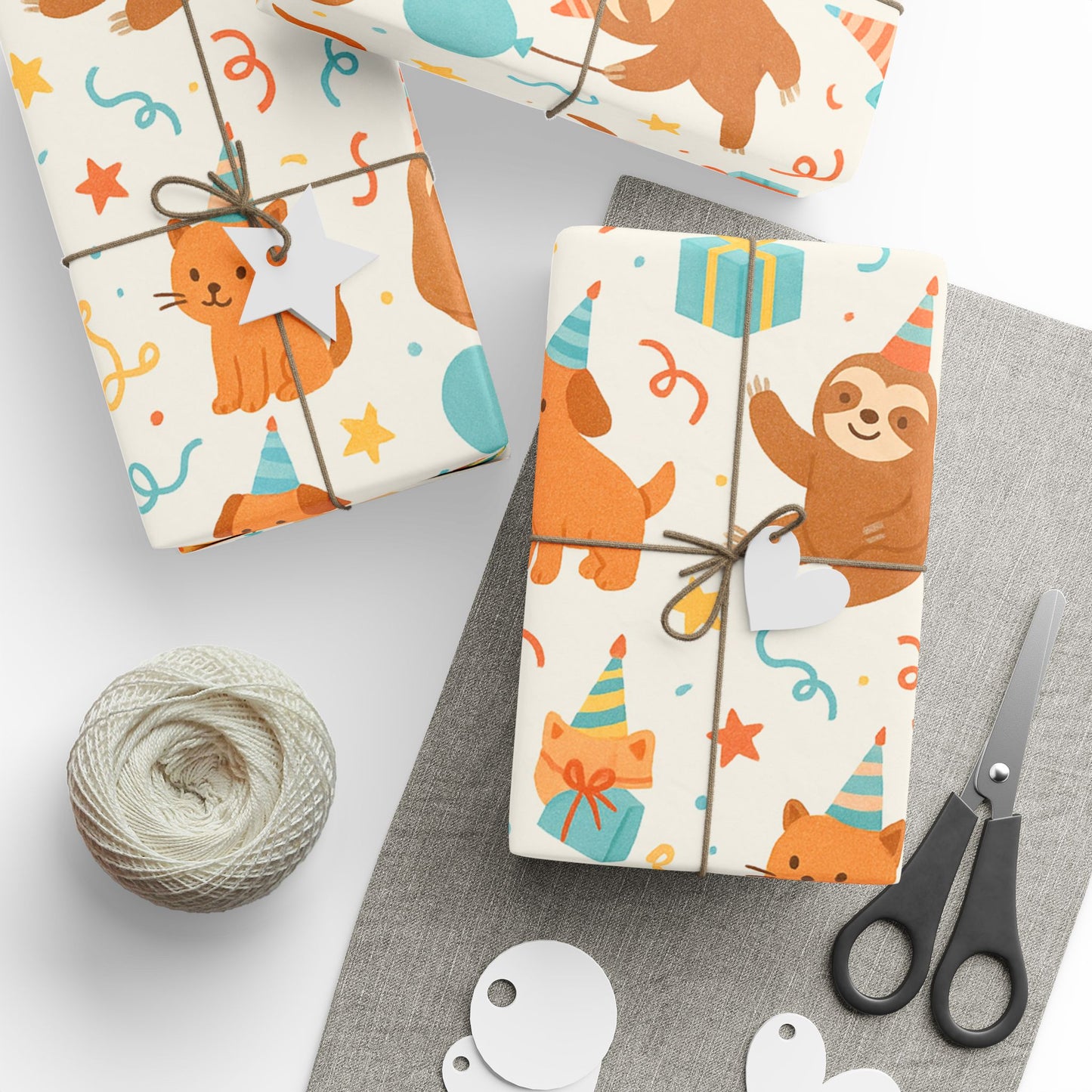Copy of Copy of Cute Animal Wrapping Paper, Perfect for Birthdays, Baby Showers, Easter Gifts, Eco-Friendly Gift Wrap, Child-Friendly Designs